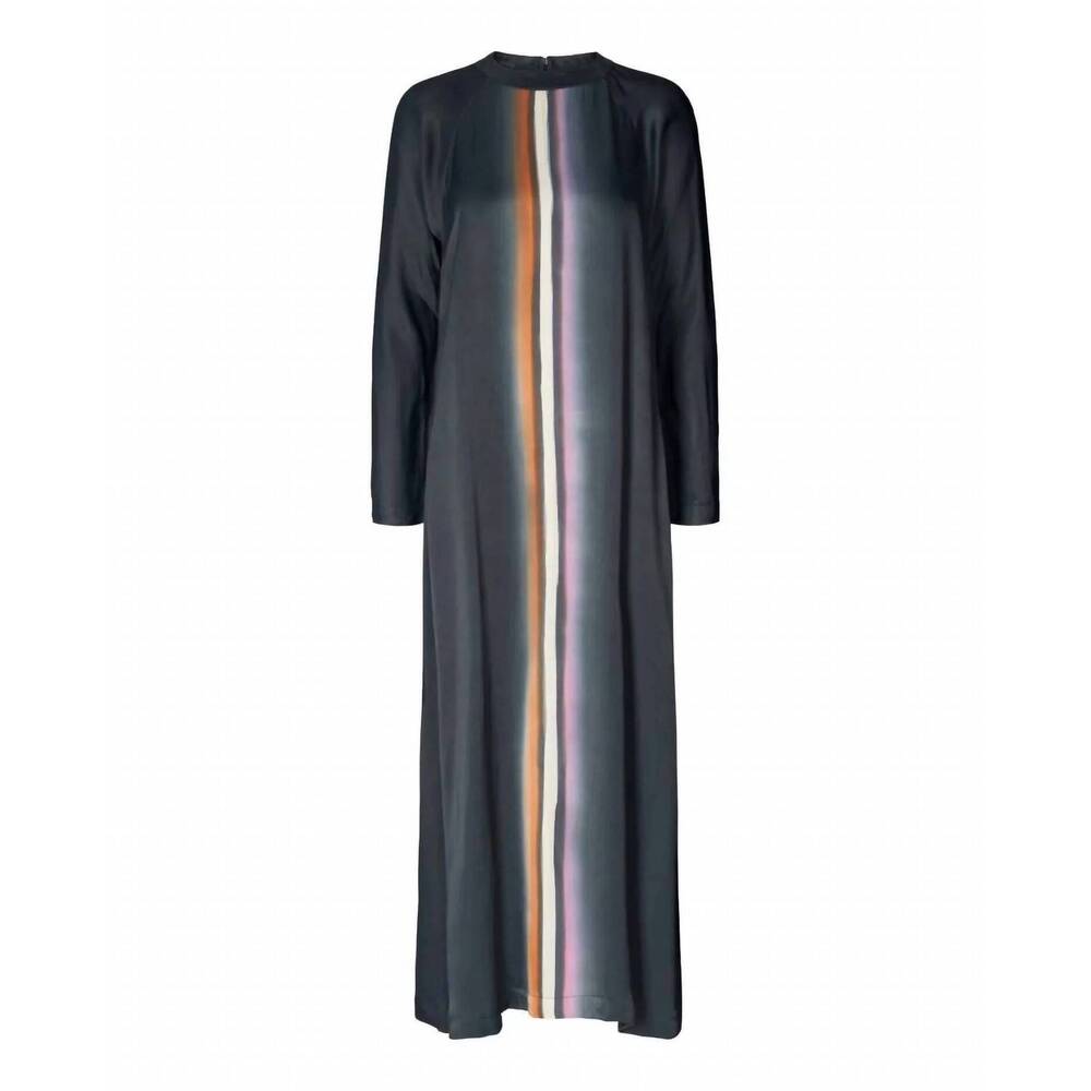 NEW RABENS SALONER women's lynett maxi dress in black combo